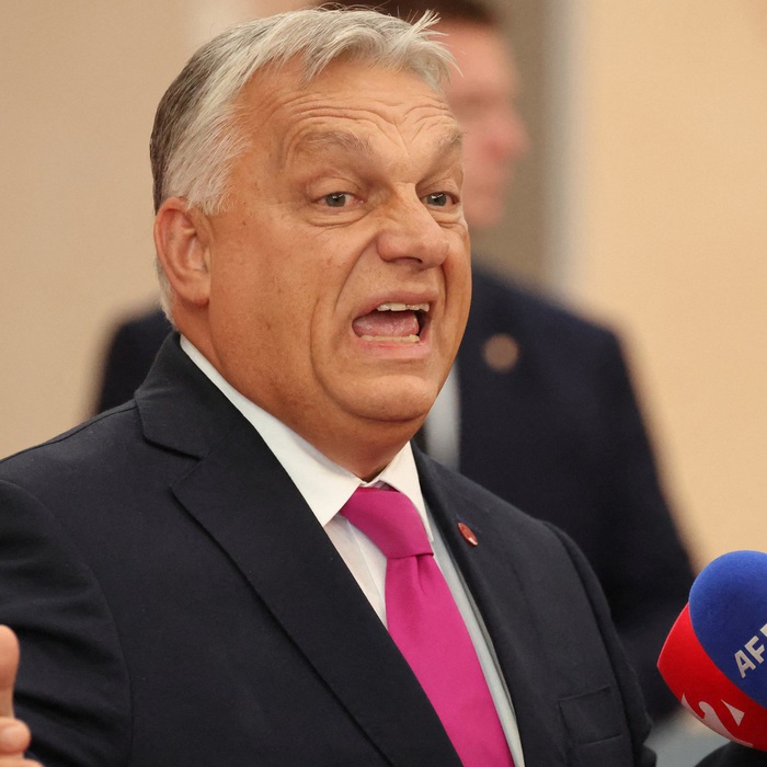 Russia hailed the Hungarian Prime Minister as a heroic figure...