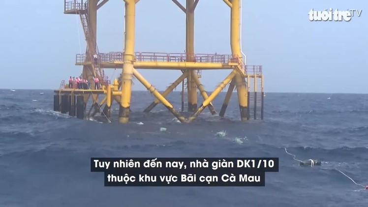 Nhà giàn 'ròng rọc kéo tay' cuối cùng trên thềm lục địa Việt Nam