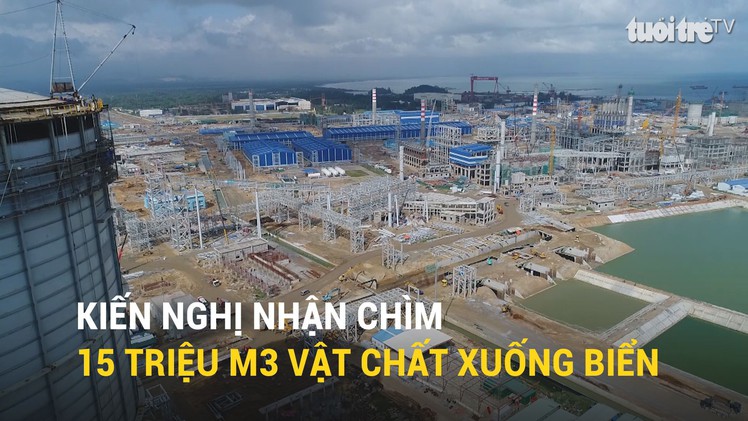 Kiến nghị nhận chìm 15 triệu m3 vật chất xuống biển