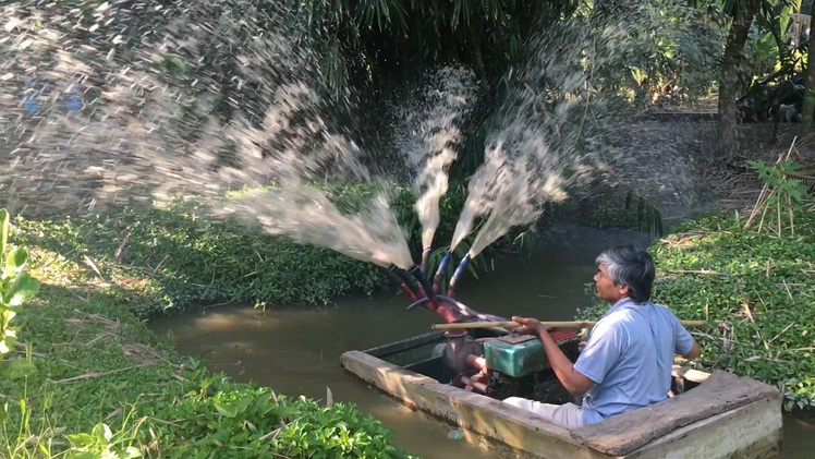 Người dân hiến kế chống hạn mặn bảo vệ cây trồng