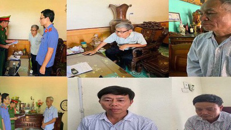 Tạm giam 5 nguyên cán bộ xã lập khống hồ sơ chiếm đoạt 8 lô đất ven quốc lộ