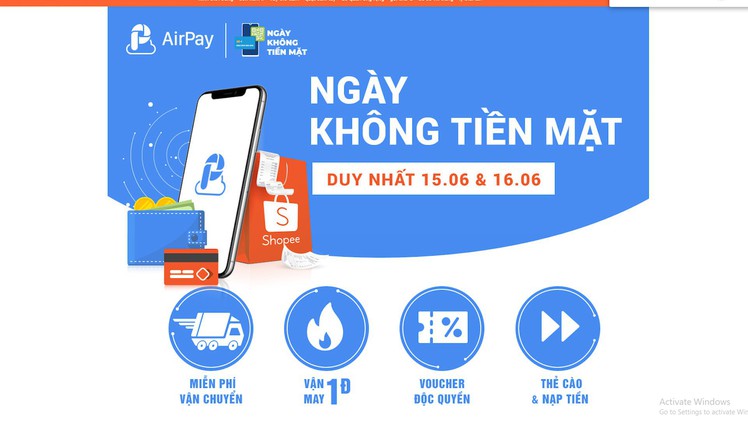 Ngày không tiền mặt: cú hích cho mùa mua sắm