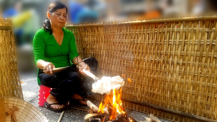 Bánh phồng nếp – hương vị “Tết xưa”
