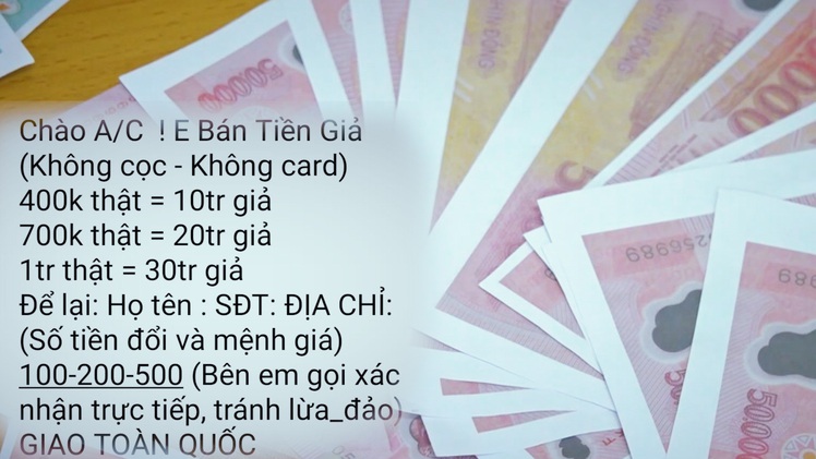 Chuyển động thị trường | Cảnh báo lừa đảo bán tiền giả trên mạng xã hội