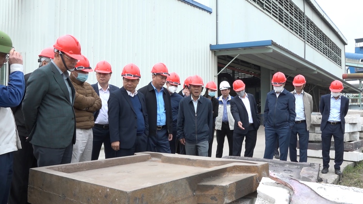 Lãnh đạo Tập đoàn Công nghiệp Than – Khoáng sản Việt Nam kiểm tra SXKD các đơn vị khối Khoáng sản tại Lào Cai