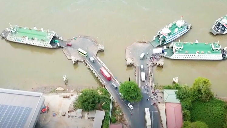 Video: Phà Vàm Cống sắp 'hồi sinh' sau gần 2 năm dừng hoạt động