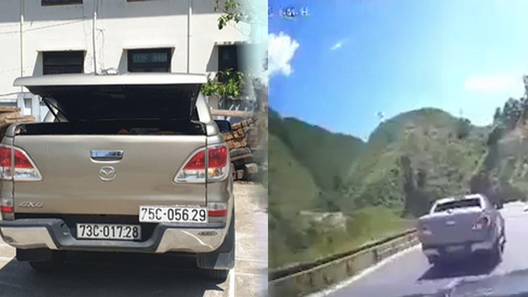 Video: Truy đuổi xe chở gỗ lậu như phim hơn 100km đường đèo