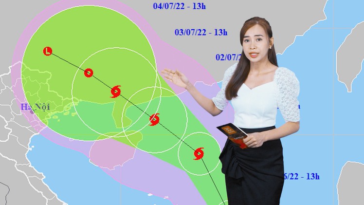 Dự báo thời tiết 30-6: Đường đi của bão số 1 trong 3 ngày tới, sẽ còn tiếp tục mạnh thêm