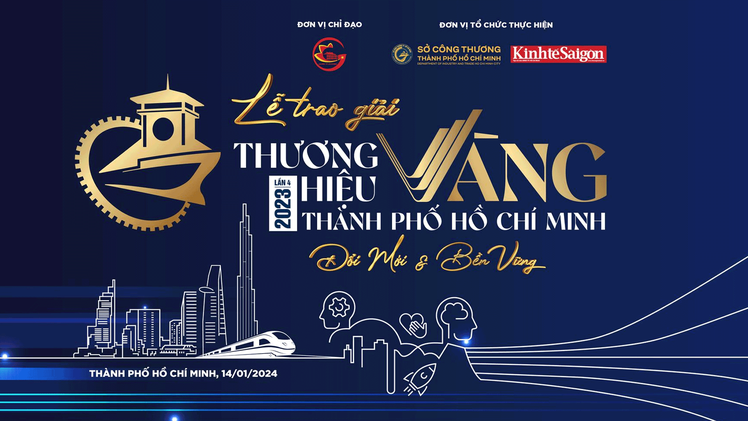 Lễ trao giải Thương hiệu Vàng TP.HCM 2023 - Đổi mới và Bền vững