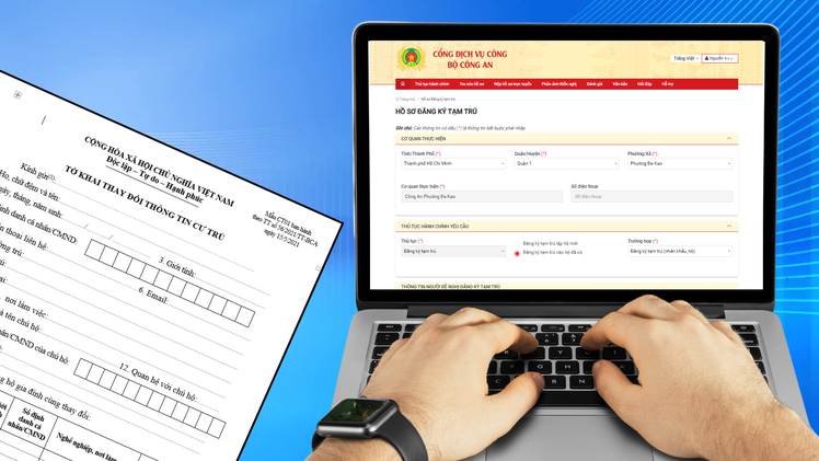 Hướng dẫn đăng ký tạm trú online nhanh chóng tại nhà