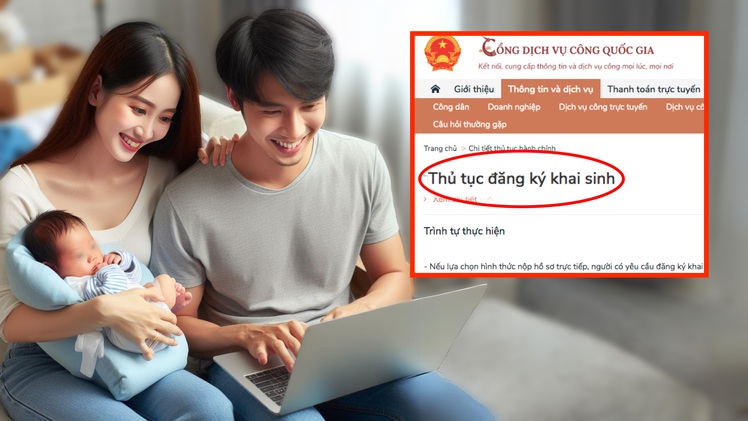 Hướng dẫn cách đăng ký giấy khai sinh online nhanh chóng