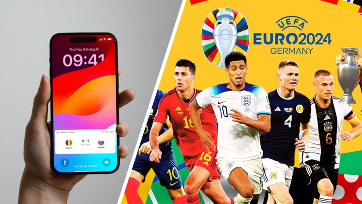 Cách xem tỉ số Euro 2024 trực tiếp trên iPhone