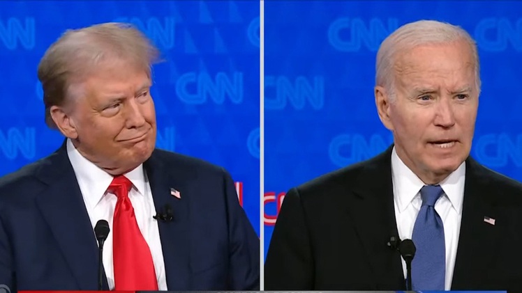 Cuộc 'so găng' kéo dài 90 phút giữa ông Trump và ông Biden diễn ra như thế nào?