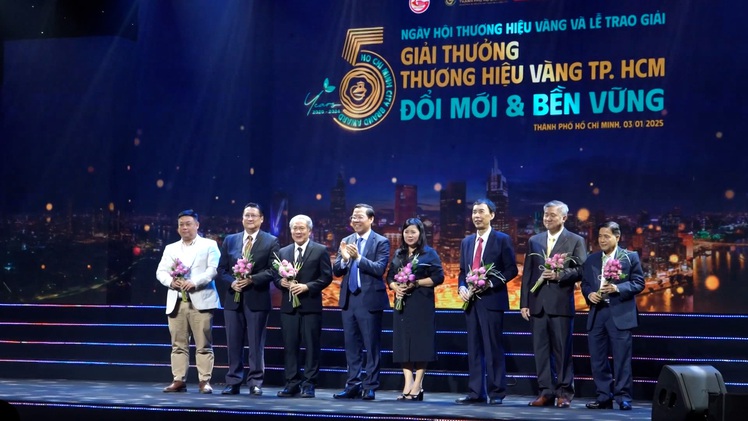 TP.HCM vinh danh 29 doanh nghiệp đạt giải Thương hiệu Vàng 2024