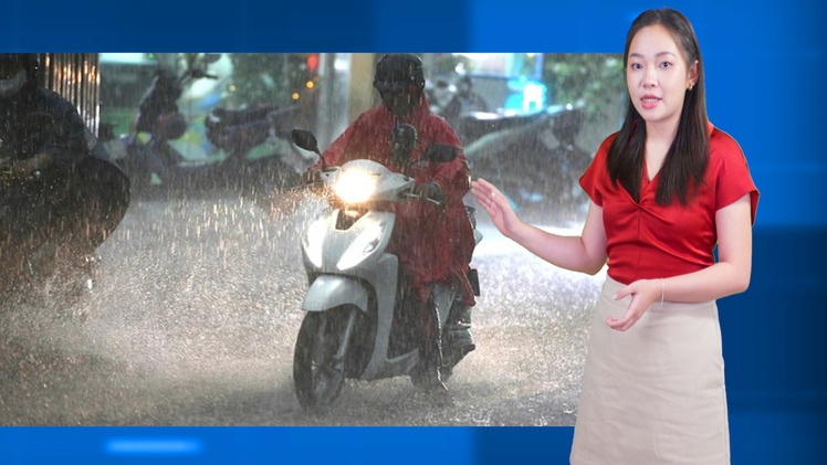 Thời tiết đêm 14 ngày 15-10: Ba miền nhiều nơi mưa to, Hà Nội và TP.HCM mưa nhỏ