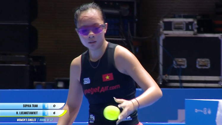 Sophia Phương Anh dừng chân tiếc nuối tại giải pickleball quốc tế PPA Tour Asia