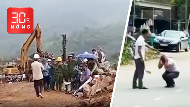 Bản tin 30s nóng: Tìm thấy ô tô chở 3 người mất tích; Tài xế xe buýt bị đánh, bắt quỳ