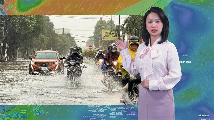 Thời tiết đêm 23 ngày 24-10: Áp thấp nhiệt đới vào Biển Đông, Nam Bộ mưa nhiều về chiều và đêm