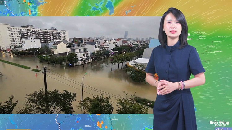 Thời tiết đêm 27 ngày 28-10: Trung Bộ mưa khủng khiếp, ngập lụt chia cắt nhiều nơi