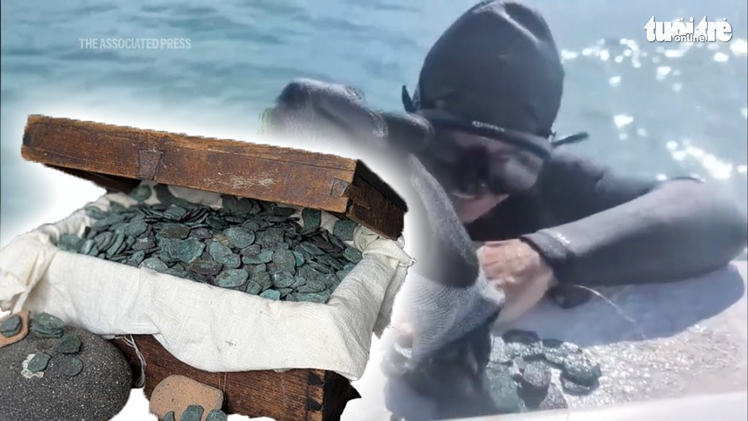 Cận cảnh 'kho báu' 1 triệu USD vừa được tìm thấy trong chiếc tàu chìm ngoài khơi Florida