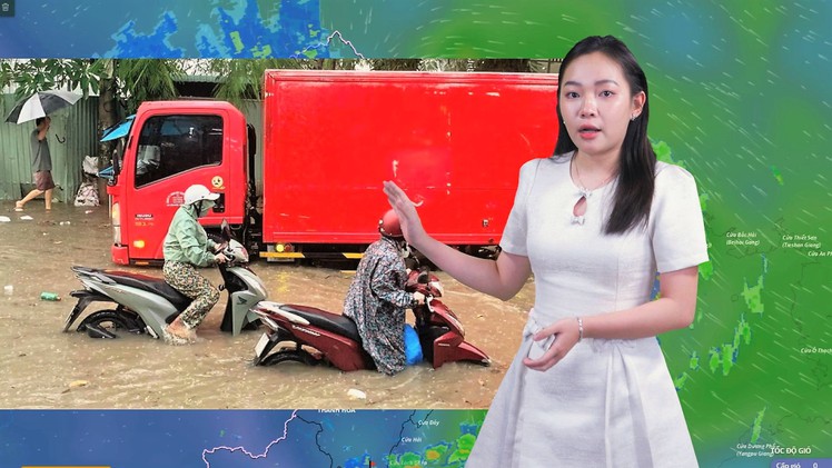 Thời tiết đêm 6 ngày 7-10: Bắc Bộ mưa to sau bão Matmo, Nam Bộ mưa nhiều về chiều tối