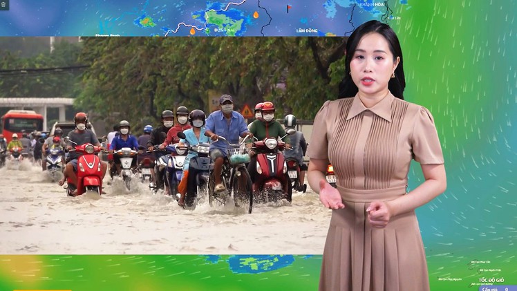 Thời tiết đêm 9 ngày 10-10: Bắc Bộ giảm mưa; Nam Bộ mưa về chiều tối, triều cường vẫn cao