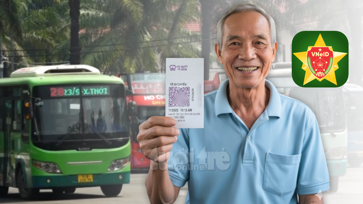 Hướng dẫn người lớn tuổi cách lấy vé xe buýt miễn phí trên VNeID