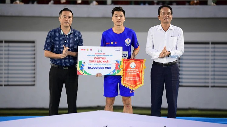 Các danh hiệu tập thể và cá nhân Giải bóng đá công nhân, viên chức Việt Nam 2025