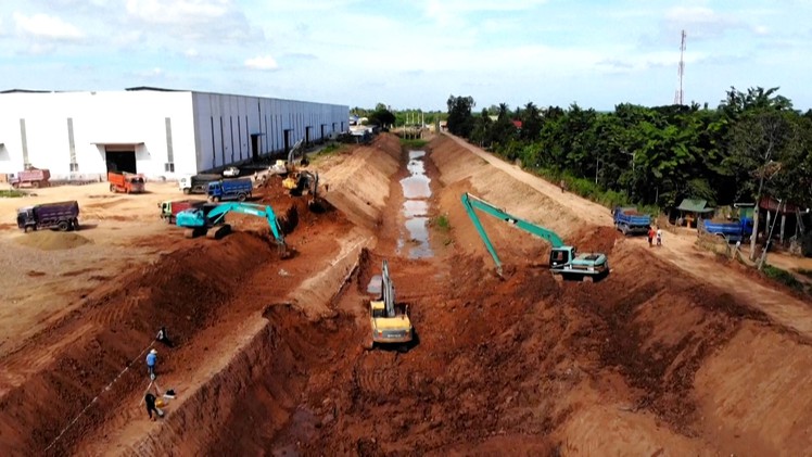 Campuchia sắp nạo vét kênh đào Phù Nam Techo vào cuối tháng 11