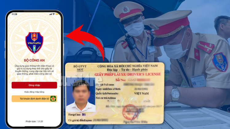 Hướng dẫn cách tích hợp và xuất trình giấy phép lái xe trên VNe Traffic khi được yêu cầu