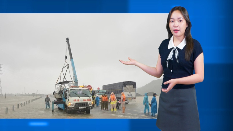 Thời tiết đêm 21 ngày 22-11: Mưa vẫn tiếp tục trút xuống Trung Bộ