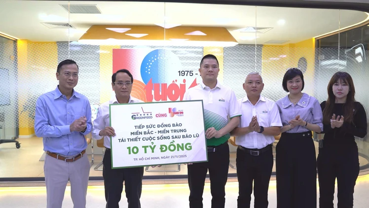 GREENFEED ủng hộ 10 tỉ đồng giúp người dân vùng bão lũ vượt qua thiên tai