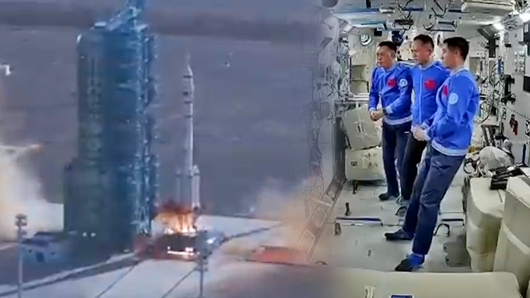 Video Trung Quốc phóng khẩn cấp tàu Thần Châu-22 sau sự cố trên trạm Thiên Cung