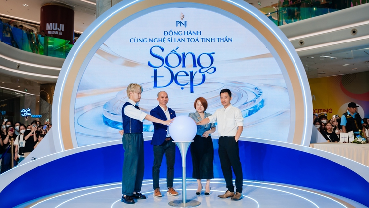 PNJ cùng nghệ sĩ lan tỏa tinh thần “Sống đẹp”