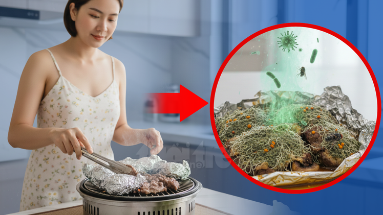 Thói quen dùng giấy bạc khiến thức ăn thành ‘ổ vi khuẩn’ mà nhiều người vẫn hay làm