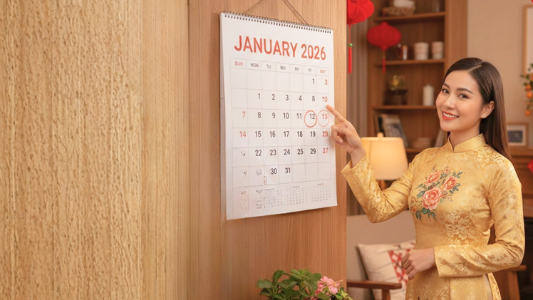 Ngày âm lịch hôm nay và ngày tốt trong tháng 1 năm 2026: Động thổ, cưới hỏi, xây nhà, khai trương