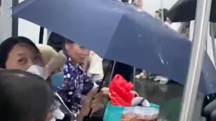 Lãnh đạo metro Hà Nội nói gì khi khách đi tàu Cát Linh - Hà Đông phải che ô vì dột nước?