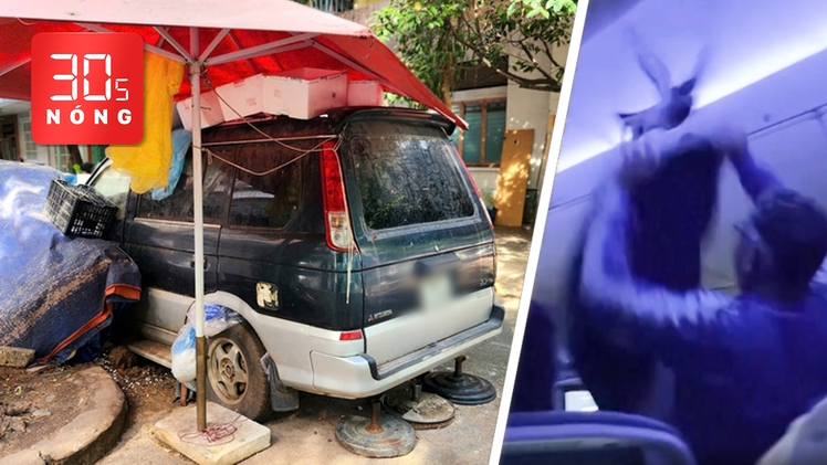 Bản tin 30s nóng: Ô tô đậu bên đường suốt 3 năm ở Tân Phú; Máy bay hoãn cất cánh vì chim