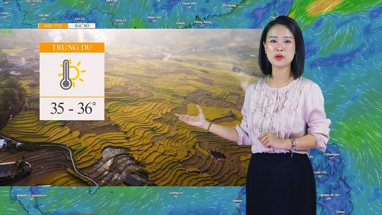 Thời tiết 6-5: Nam Bộ và Tây Nguyên nắng nóng, chiều tối có mưa dông
