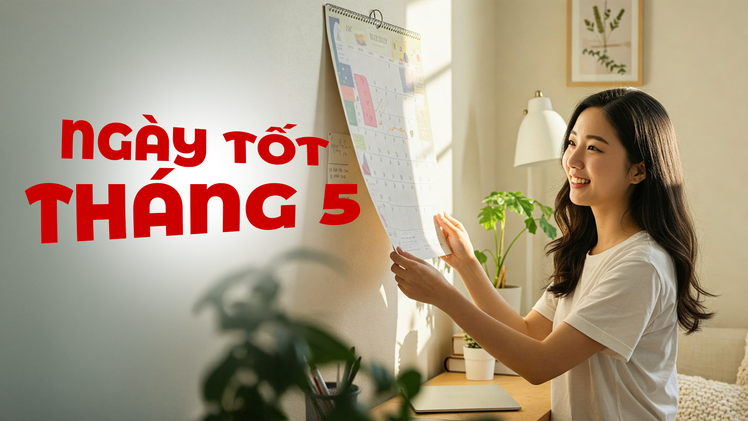 Ngày âm lịch hôm nay và ngày tốt trong tháng 5 năm 2025: Động thổ, cưới hỏi, xây nhà, khai trương