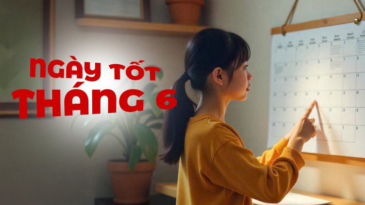 Ngày âm lịch hôm nay và ngày tốt trong tháng 6 năm 2025: Động thổ, cưới hỏi, xây nhà, khai trương