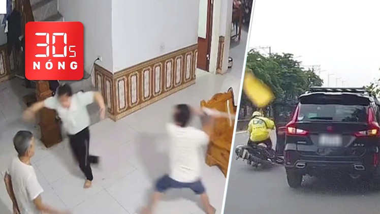 Bản tin 30s Nóng: Chồng dùng cây lau nhà đánh vợ nhập viện; Phạt tài xế ô tô mở cửa ẩu hơn 20 triệu