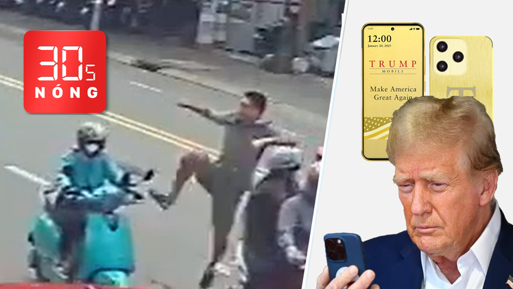 Bản tin 30s nóng: Truy tìm người đạp ngã nữ tài xế xe ôm; Tập đoàn Trump mở bán smartphone