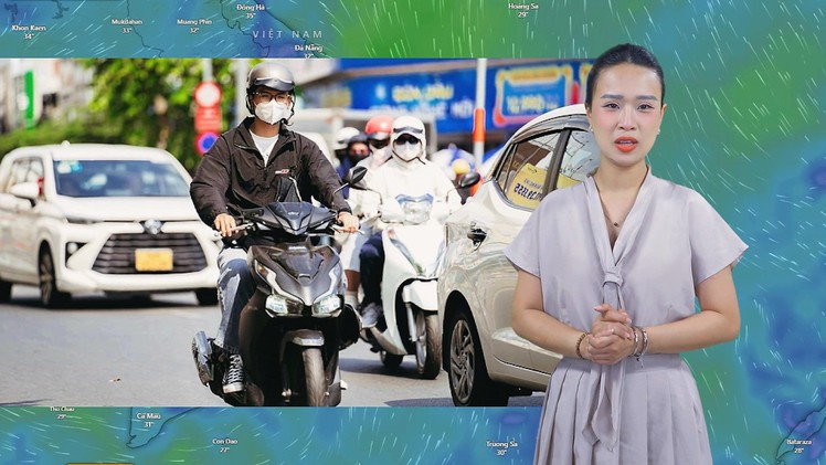 Thời tiết đêm 17 ngày 18-6: Trung Bộ có nắng nóng, Nam Bộ mưa dông về chiều