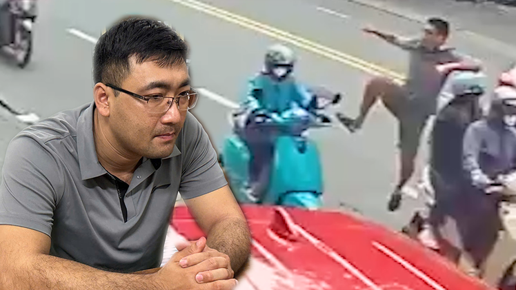 Người đàn ông đạp ngã nữ tài xế xe ôm ở Bình Dương khai gì sau khi bị bắt khẩn cấp?