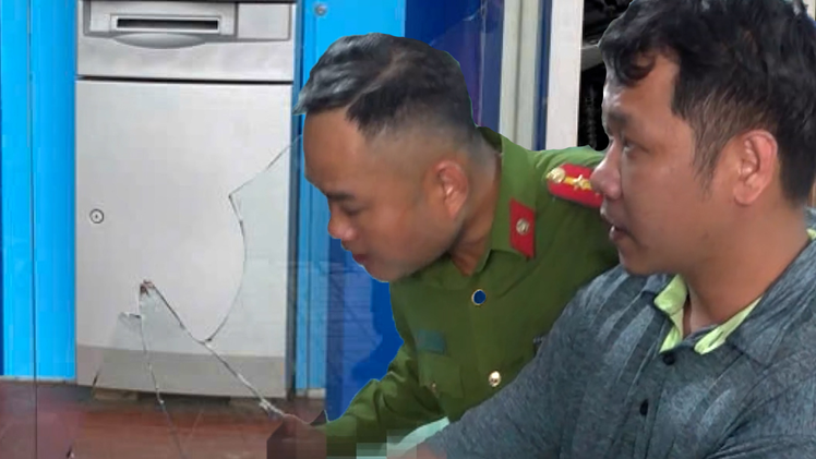 Vụ đập phá cửa kính tại 3 trụ ATM ngân hàng: 'Không nhằm mục đích chiếm đoạt tài sản'
