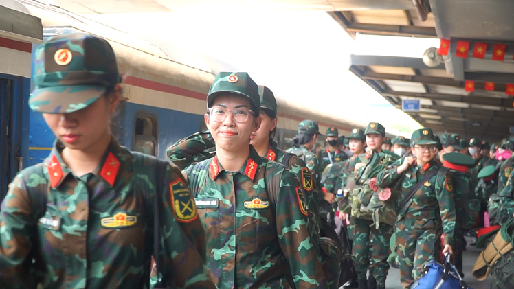 Nhiều lực lượng tham gia diễu binh, diễu hành có mặt tại Hà Nội chuẩn bị tập luyện