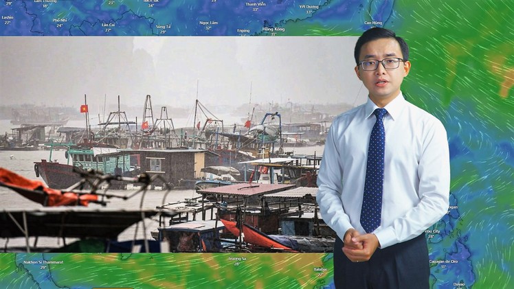 Thời tiết đêm 9 ngày 10-6: Vùng áp thấp trên Biển Đông, Bắc Bộ có mưa to 150mm; Nam Bộ mưa vừa