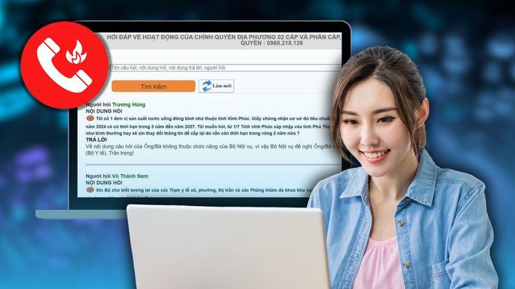 Hotline và diễn đàn để trả lời trực tiếp thắc mắc về chính quyền địa phương hai cấp