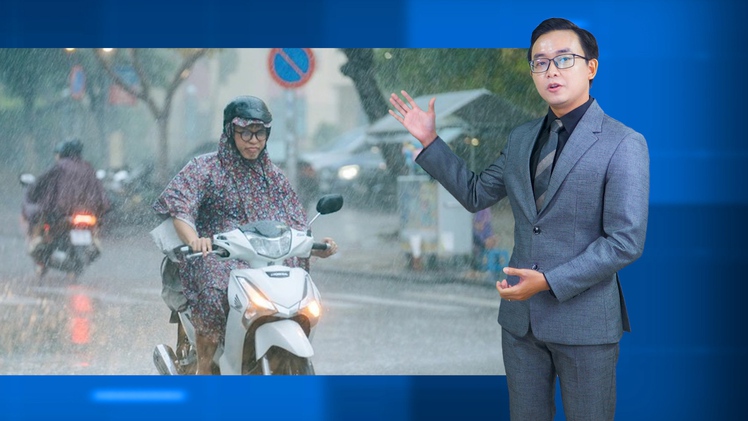 Thời tiết đêm 26 ngày 27-7: Cả nước mưa dông, Bắc Bộ đến Trung Bộ mưa to